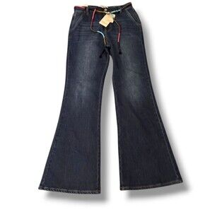 Scotch & Soda Amsterdam The Charm Denim Jeans Womens 4/27  Dark Wash Flare NEW